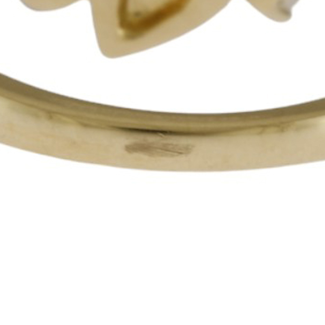 リング 指輪 10号 18金 K18イエローゴールド パール シェル レディース   中古 レディースのアクセサリー(リング(指輪))の商品写真