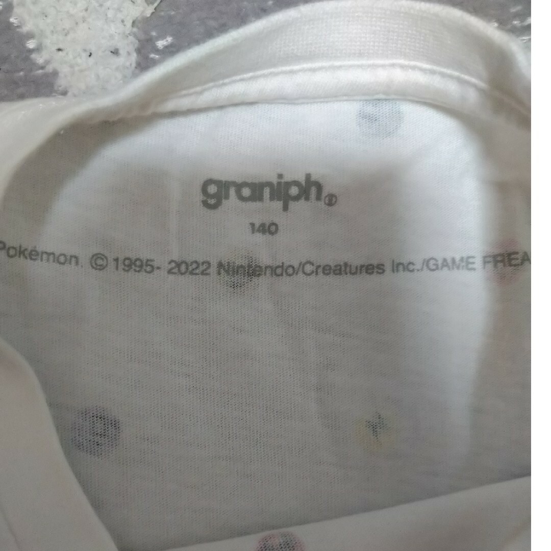 Graniph(グラニフ)のグラニフ　graniph　ポケモン　140㎝ キッズ/ベビー/マタニティのキッズ服男の子用(90cm~)(Tシャツ/カットソー)の商品写真