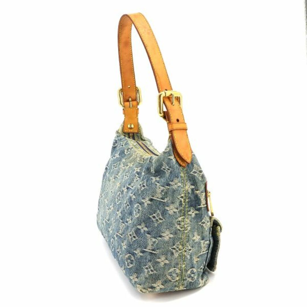 LOUIS VUITTON(ルイヴィトン)のルイ ヴィトン LOUIS VUITTON モノグラム デニム バギー PM 2way ショルダー バッグ ブルー M95049 VLP 90233236 レディースのバッグ(ショルダーバッグ)の商品写真