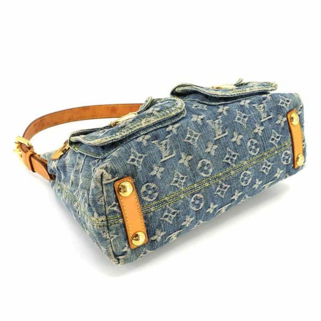 LOUIS VUITTON(ルイヴィトン)のルイ ヴィトン LOUIS VUITTON モノグラム デニム バギー PM 2way ショルダー バッグ ブルー M95049 VLP 90233236 レディースのバッグ(ショルダーバッグ)の商品写真