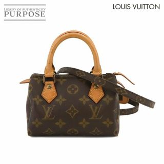 LOUIS VUITTON - ルイ ヴィトン LOUIS VUITTON モノグラム ミニ スピーディ 2way ハンド ショルダー バッグ ブラウン M41534 VLP 90233251