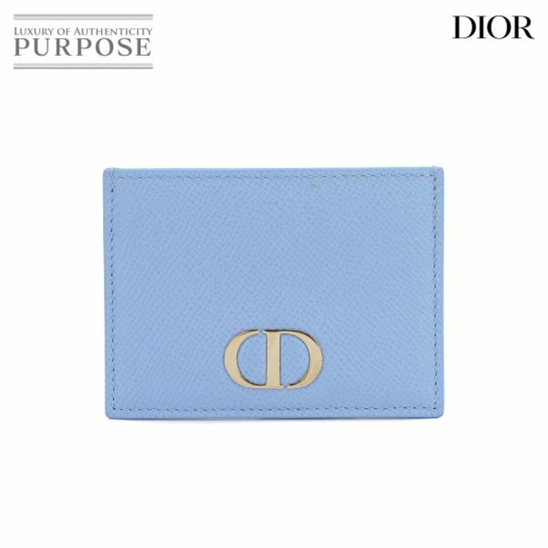 Christian Dior(クリスチャンディオール)の未使用 展示品 クリスチャン ディオール Christian Dior 30モンテーニュ カードケース レザー ブルー S2098OBAE VLP 90233301 レディースのファッション小物(パスケース/IDカードホルダー)の商品写真