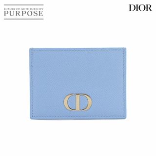 クリスチャンディオール(Christian Dior)の未使用 展示品 クリスチャン ディオール Christian Dior 30モンテーニュ カードケース レザー ブルー S2098OBAE VLP 90233301(パスケース/IDカードホルダー)