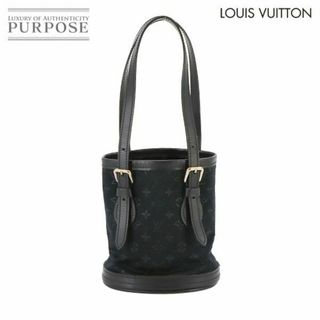 ルイヴィトン(LOUIS VUITTON)のルイ ヴィトン LOUIS VUITTON モノグラム サテン リトル バケット ハンド バッグ ノワール M92144 ブラック VLP 90233849(ハンドバッグ)