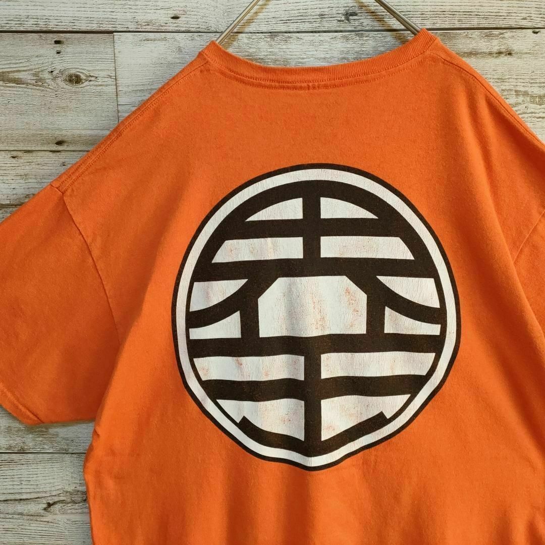 【610】USA古着アニメドラゴンボールZ悟空界王亀仙人亀仙流道着TシャツL古着 メンズのトップス(Tシャツ/カットソー(半袖/袖なし))の商品写真