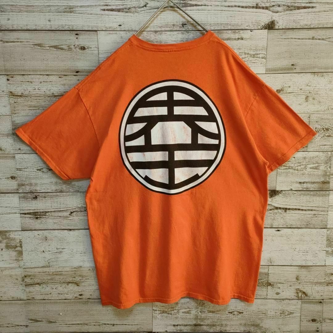 【610】USA古着アニメドラゴンボールZ悟空界王亀仙人亀仙流道着TシャツL古着 メンズのトップス(Tシャツ/カットソー(半袖/袖なし))の商品写真