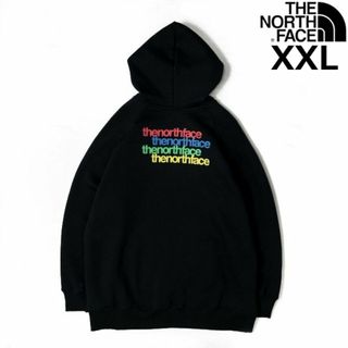 ザノースフェイス(THE NORTH FACE)のノースフェイス W パーカー US限定 裏起毛 男女兼用(XXL)黒181130(パーカー)