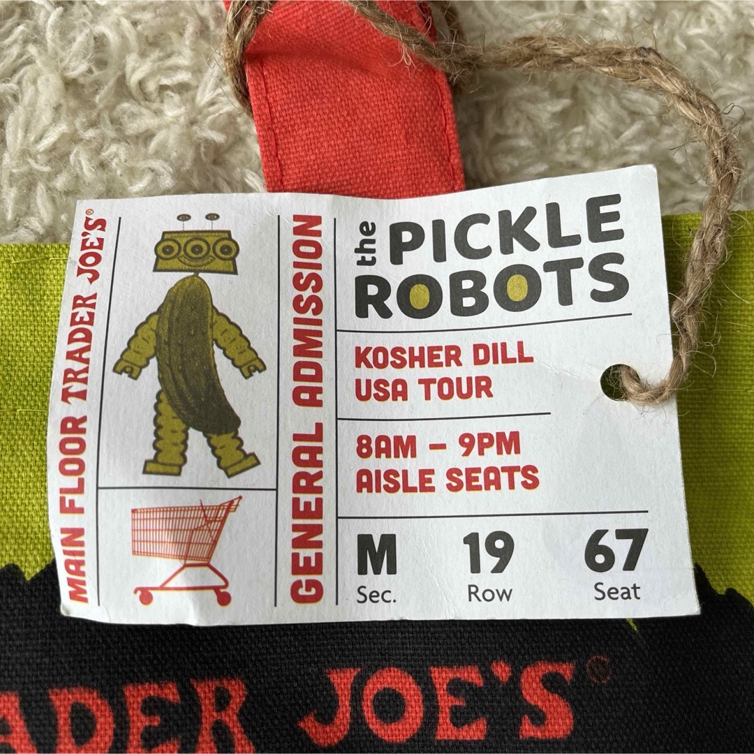 ＊新品未使用＊Trader Joe’s  エコバッグ　ピクルス レディースのバッグ(エコバッグ)の商品写真