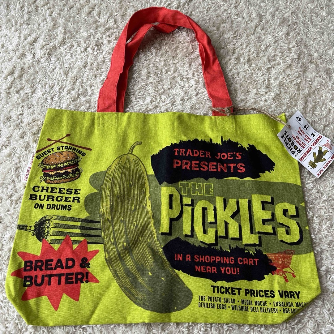 ＊新品未使用＊Trader Joe’s  エコバッグ　ピクルス レディースのバッグ(エコバッグ)の商品写真