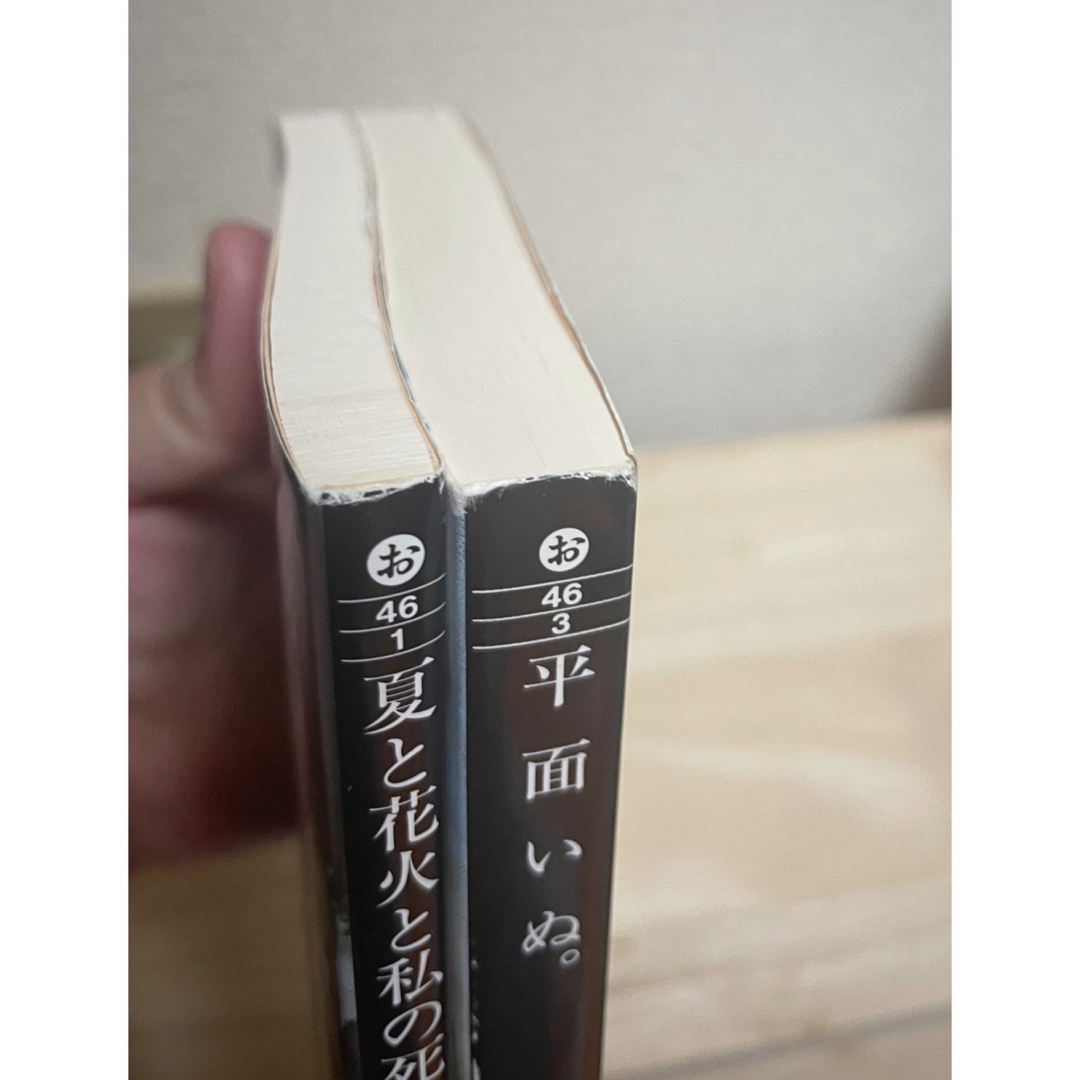 集英社(シュウエイシャ)の乙一　小説2冊セット　【夏と花火と私の死体】　【平面いぬ】　古本 エンタメ/ホビーの本(文学/小説)の商品写真