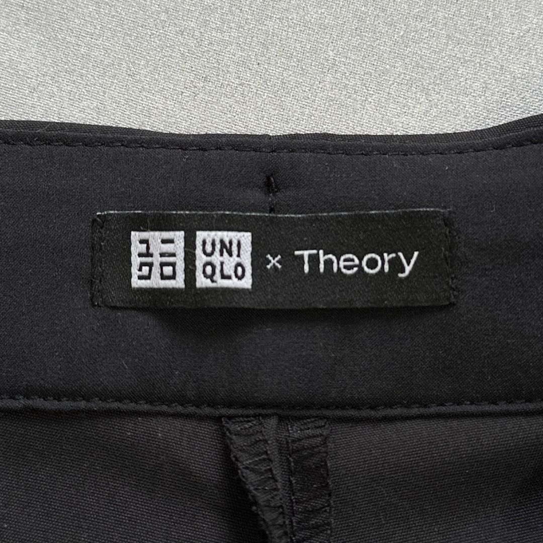 タグ付 UNIQLO×Theory ユニクロ×セオリー スラックス ポリエステル ブラック サイズL ヴィンテージ 衣A 6 メンズのパンツ(スラックス)の商品写真