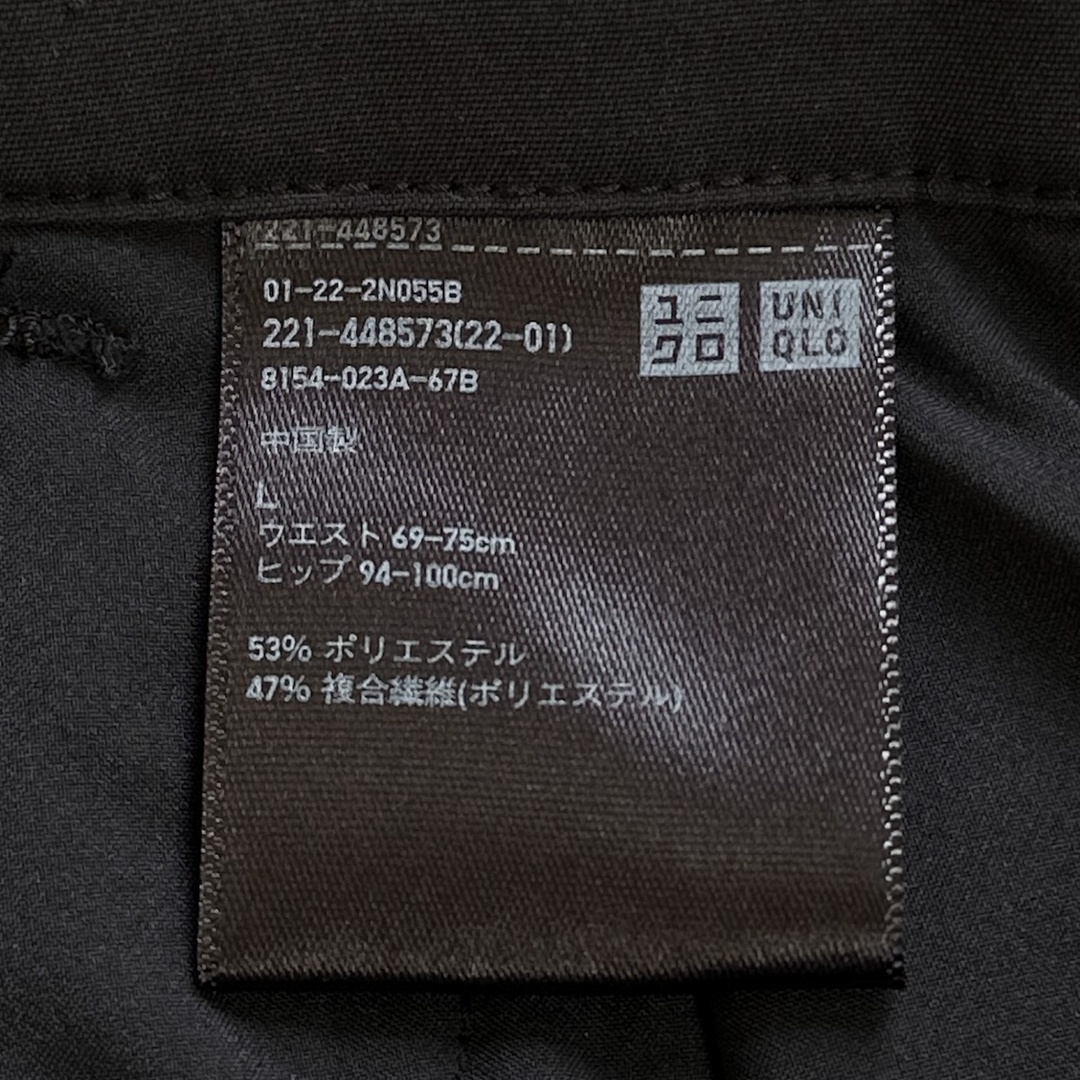 タグ付 UNIQLO×Theory ユニクロ×セオリー スラックス ポリエステル ブラック サイズL ヴィンテージ 衣A 6 メンズのパンツ(スラックス)の商品写真