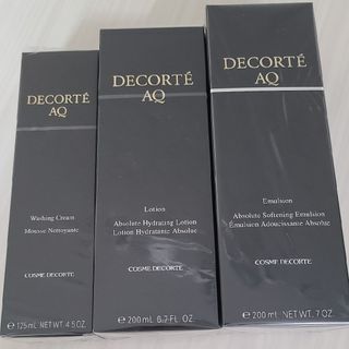 コスメデコルテ(COSME DECORTE)の残り6　コスメデコルテ AQ セット ローション エマルジョン 洗顔　新品(化粧水/ローション)