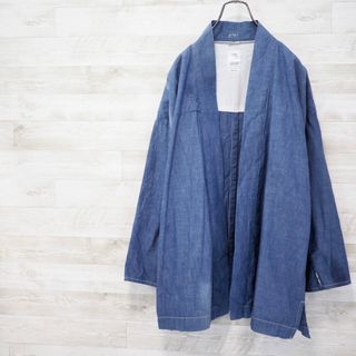 ヴィスヴィム(VISVIM)のVISVIM 18SS Noragi Chambray-Indigo/3(ノーカラージャケット)