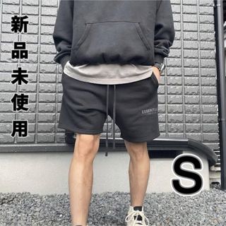 FOG ESSENTIALS  スウェットハーフパンツ　ブラック/ Sサイズ(ショートパンツ)