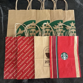 Starbucks - スターバックス スタバ 紙袋 限定 旧デザイン クリスマス 8枚 セット