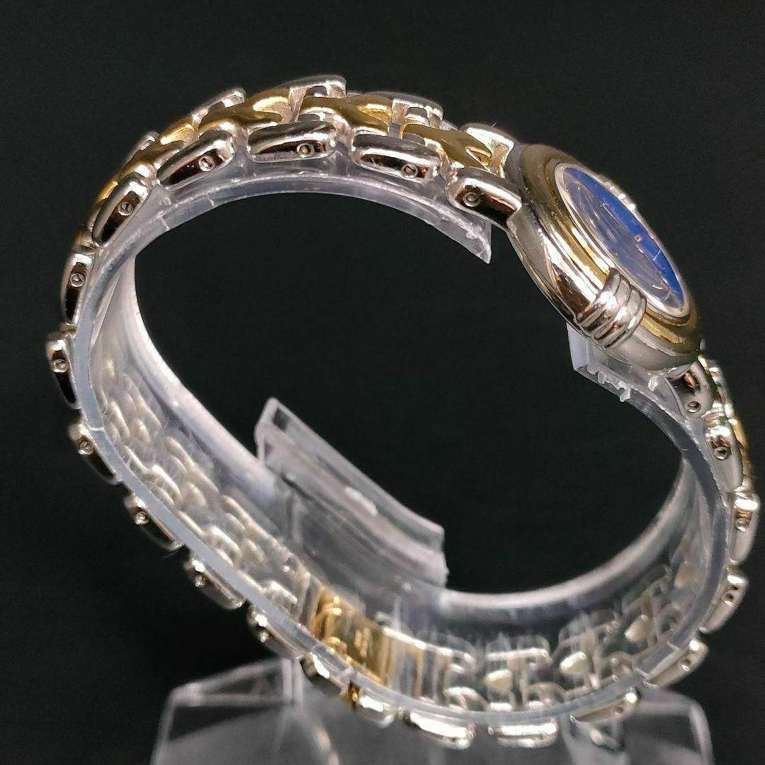 Yves Saint Laurent(イヴサンローラン)の極美品【稼働品】イヴサンローラン　YSL　ブルー　ゴールド　シルバー　クォーツ レディースのファッション小物(腕時計)の商品写真