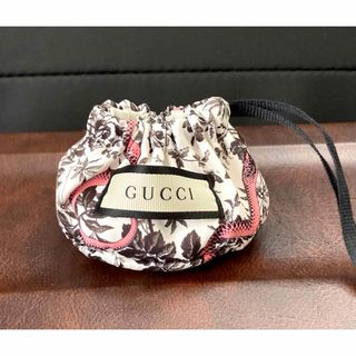 GUCCI/グッチ スネーク 巾着 ジュエリー保存袋/アクセサリー入れ