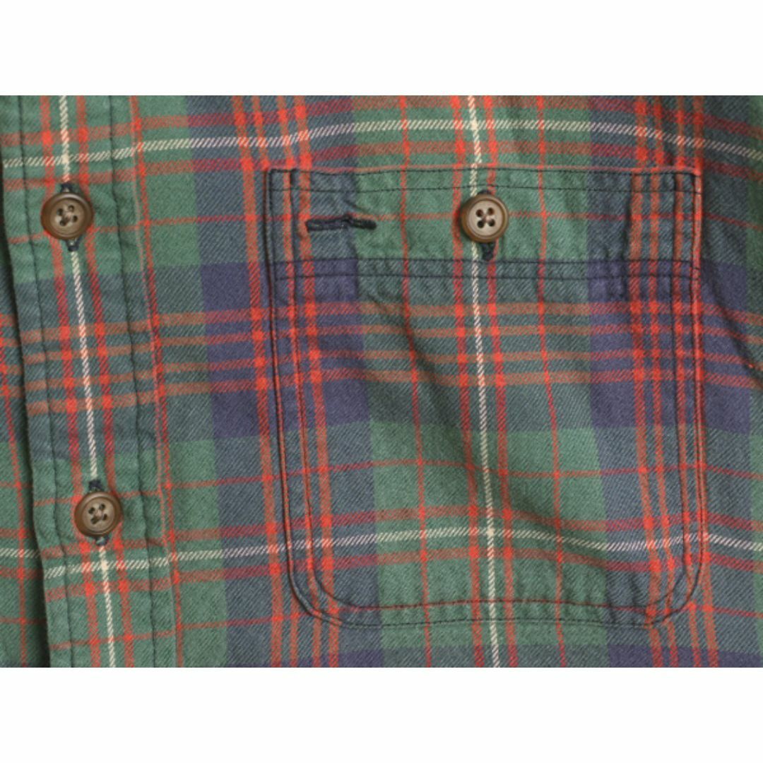 Ralph Lauren(ラルフローレン)のラグビー ラルフローレン チェック フランネル シャツ メンズ XL ポロ ワーク 長袖シャツ ネルシャツ ポケット付き コットン マルチカラー メンズのトップス(シャツ)の商品写真