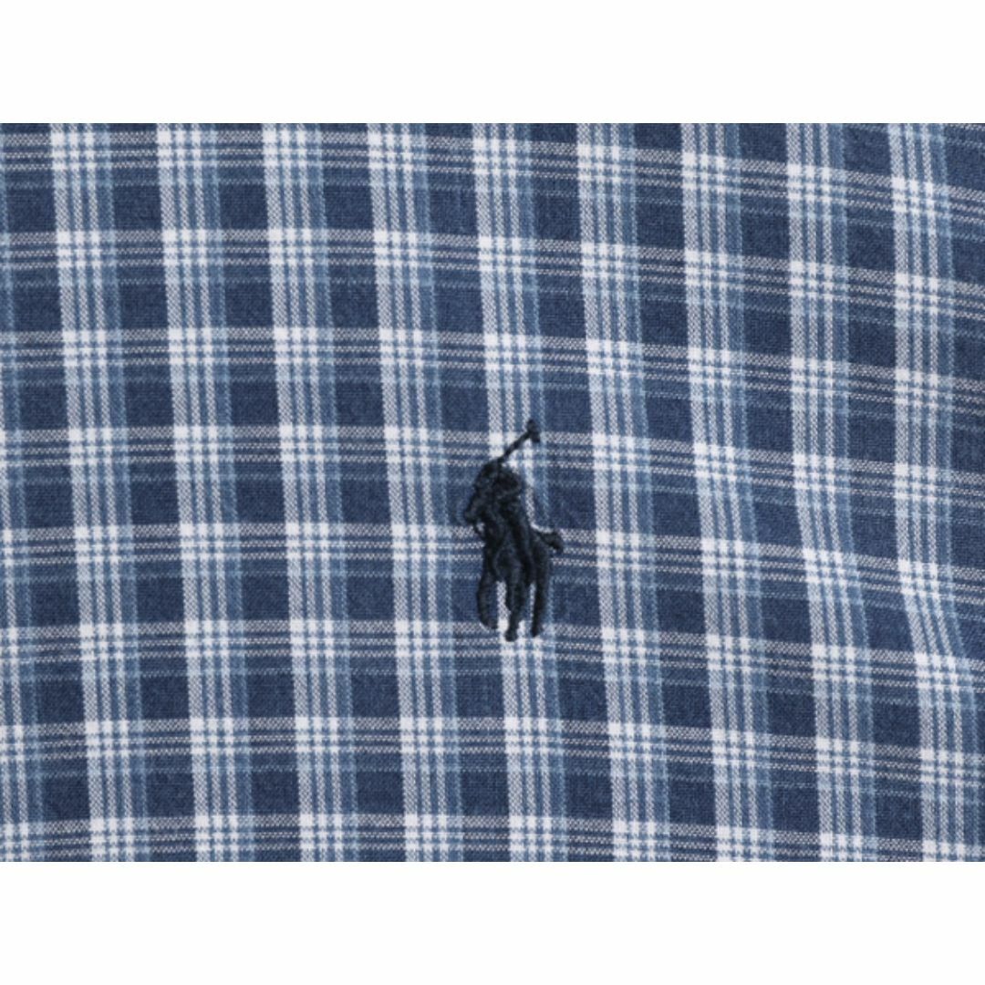 Ralph Lauren(ラルフローレン)のラルフローレン チェック オックスフォード 半袖 ボタンダウン シャツ メンズ L 古着 ポロ コットン ワンポイント 半袖シャツ マルチカラー メンズのトップス(シャツ)の商品写真
