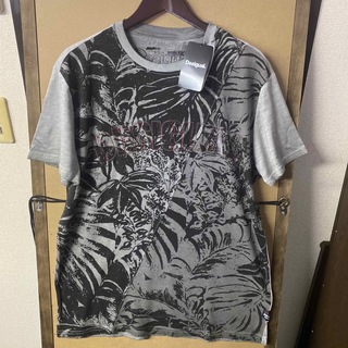 【新品】Desigual ロゴ刺繍 デザインTシャツ XLサイズ