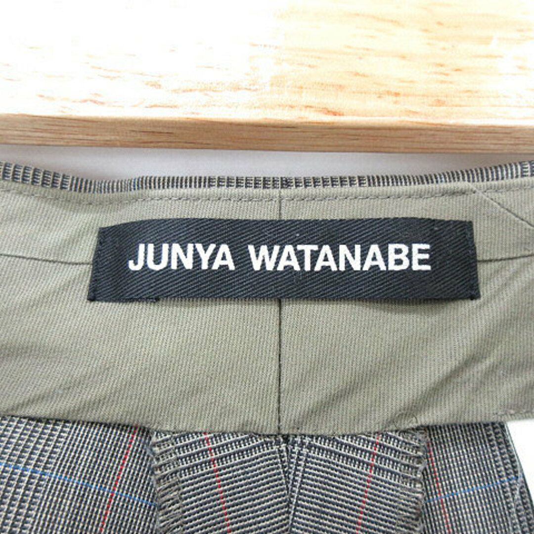 JUNYA WATANABE(ジュンヤワタナベ)のジュンヤワタナベ JUNYA WATANABE チェック 膝丈スカートMグレー レディースのスカート(その他)の商品写真