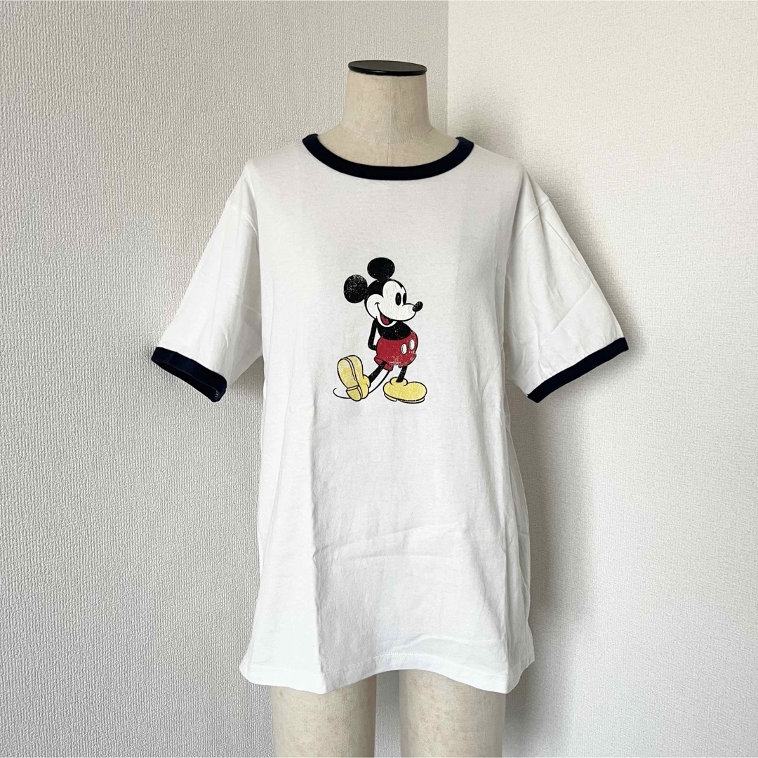 LEPSIM(レプシィム)のレプシィム　ミッキーTシャツ　mickeyTシャツ　リンガーTシャツ レディースのトップス(Tシャツ(半袖/袖なし))の商品写真