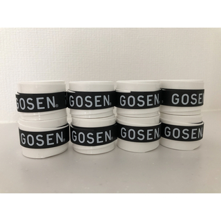 【期間限定価格】GOSEN グリップテープ8個 白★迅速発送 ゴーセン マイバチ