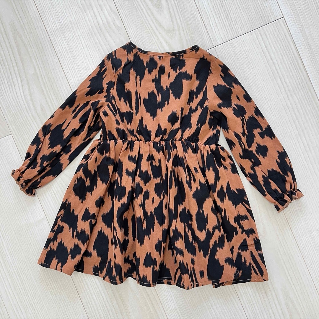 SHEIN(シーイン)のSHEIN  ヒョウ柄 ワンピース キッズ/ベビー/マタニティのベビー服(~85cm)(ワンピース)の商品写真