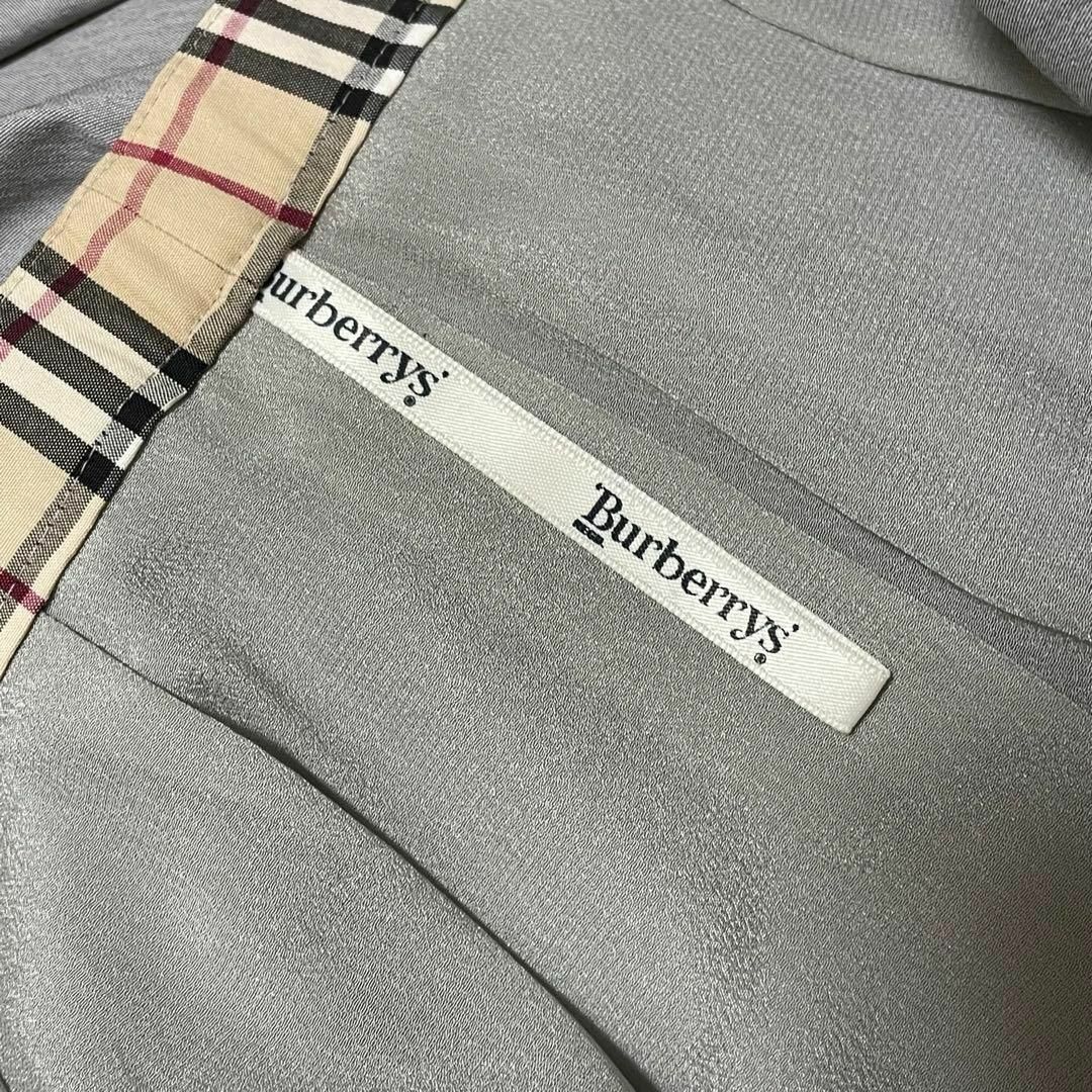 BURBERRY(バーバリー)のバーバリー　ロンドン　ロングスカート　М　 ノバチェック　シンプル　杢グレー レディースのスカート(ロングスカート)の商品写真