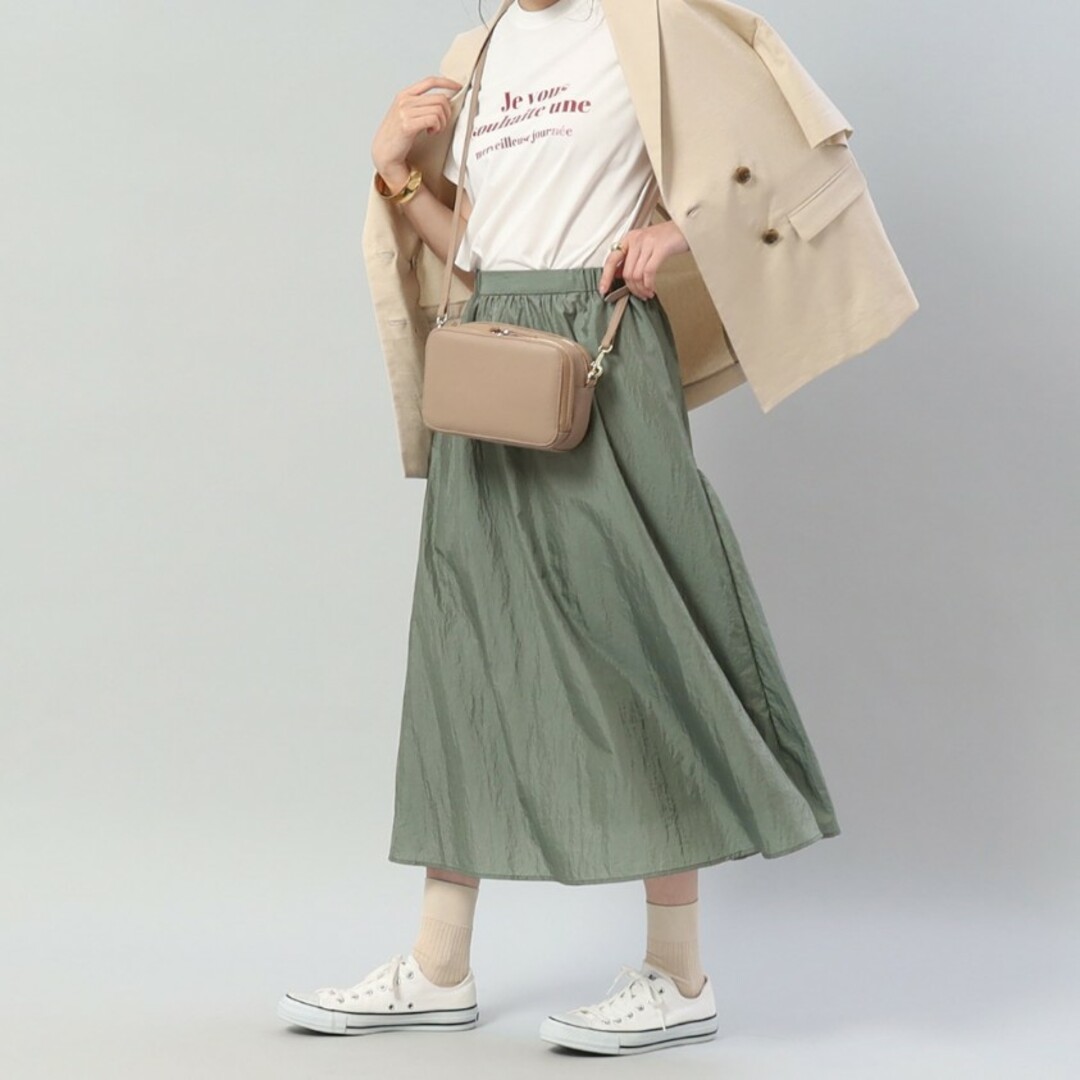 UNTITLED(アンタイトル)のUNTITLED　バックデザインギャザースカート レディースのスカート(ロングスカート)の商品写真
