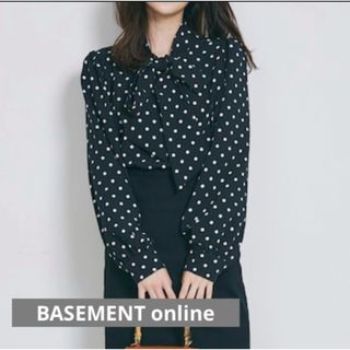 BASEMENT - 【basement online】ドット ボウタイ ブラウス リボン