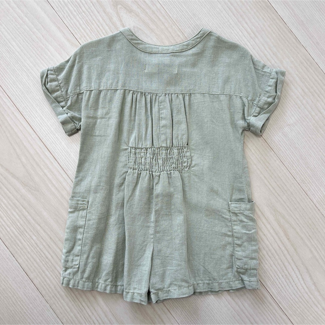 ZARA KIDS(ザラキッズ)のZARA KIDS  オールインワン ジャンプスーツ 半袖 キッズ/ベビー/マタニティのベビー服(~85cm)(ロンパース)の商品写真