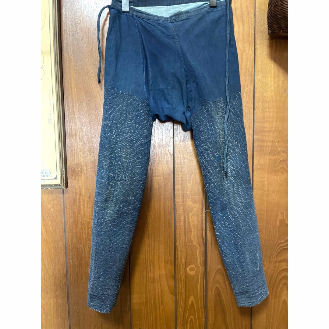 JAPAN vintage antique 藍染　刺し子　股引き メンズのパンツ(その他)の商品写真