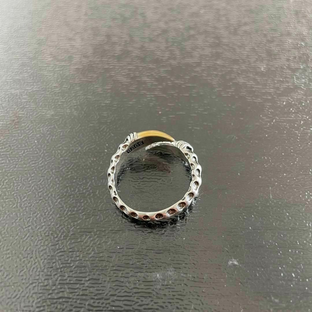 指輪 リング ドラゴン 鷹爪 カジュアル パンク ジュエリー シルバー ゴールド メンズのアクセサリー(リング(指輪))の商品写真