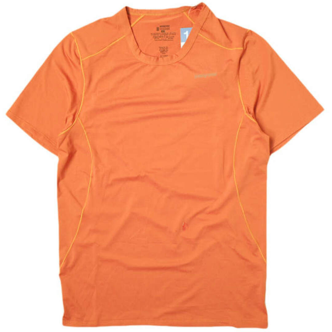 patagonia(パタゴニア)のPATAGONIA パタゴニア 11AW M's Capilene 1 Silkweight Stretch T-Shirt メンズ キャプリーン1 シルクウエイト ストレッチTシャツ 45600 S DMO オレンジ 半袖 トップス【新古品】【中古】【PATAGONIA】 メンズのトップス(Tシャツ/カットソー(半袖/袖なし))の商品写真