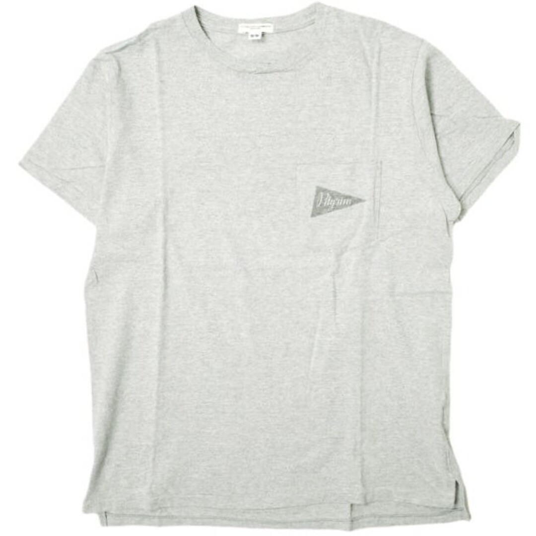 Engineered Garments(エンジニアードガーメンツ)のEngineered Garments x Pilgrim Surf+Supply エンジニアードガーメンツ ピルグリム サーフ+サプライ 別注 カナダ製 TEAM TEE クロスネック チームTシャツ M グレー 半袖 ペナントロゴ トップス【中古】【Engineered Garments × Pilgrim Surf+Supply】 メンズのトップス(Tシャツ/カットソー(半袖/袖なし))の商品写真