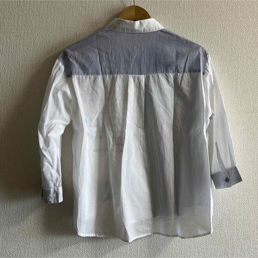 新品　コットン　プリントシャツ　 レディースのトップス(シャツ/ブラウス(長袖/七分))の商品写真