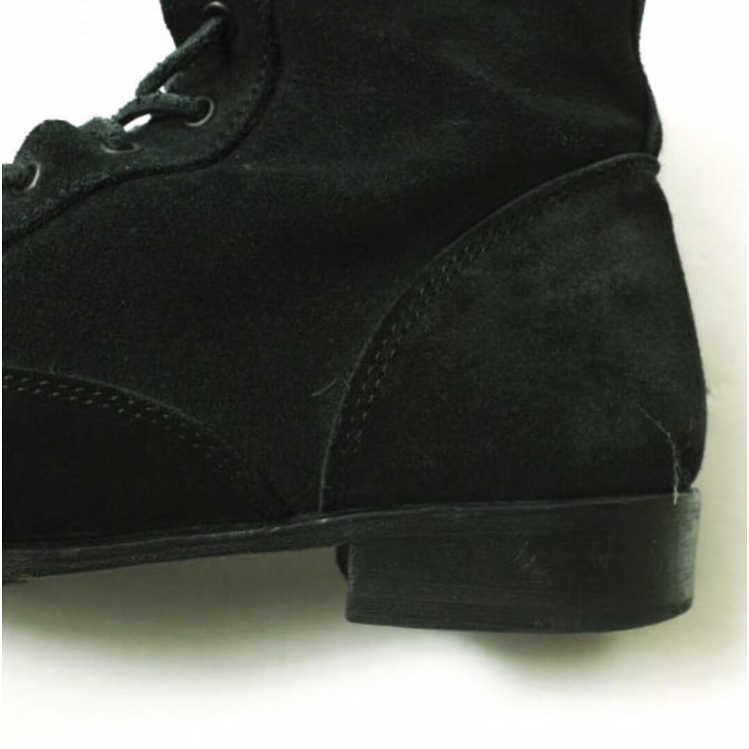 ROYAL FLASH ロイヤルフラッシュ 日本製 スエードサイドジップブーツ 40(25cm) ブラック レースアップ レザー シューズ【中古】【ROYAL FLASH】 メンズの靴/シューズ(ブーツ)の商品写真