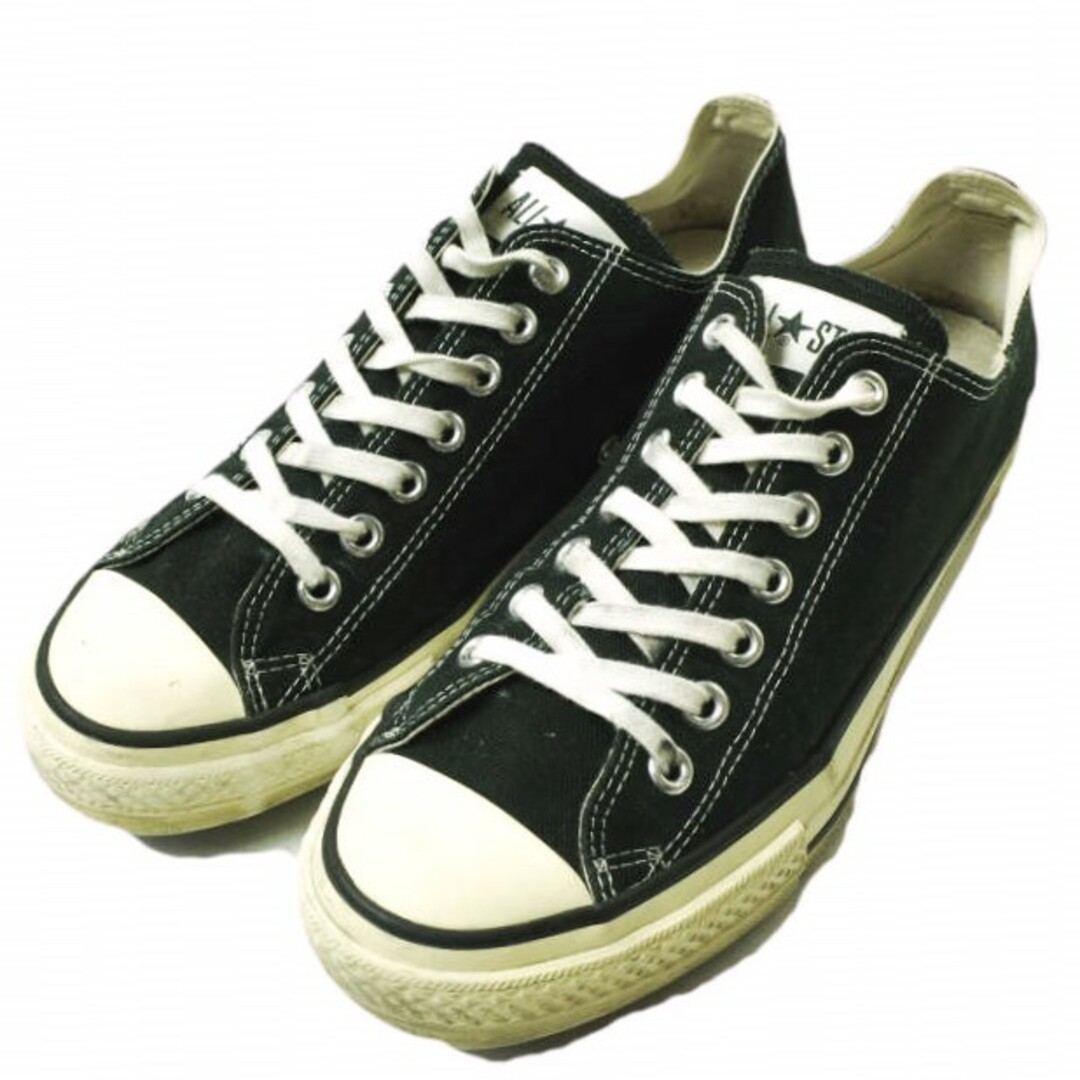 CONVERSE(コンバース)のCONVERSE コンバース 日本製 CANVAS ALL STAR J OX キャンバスオールスタージャパンオックス 71H01 US9.5(28cm) ブラック ローカット MADE IN JAPAN スニーカー シューズ【中古】【CONVERSE】 メンズの靴/シューズ(スニーカー)の商品写真