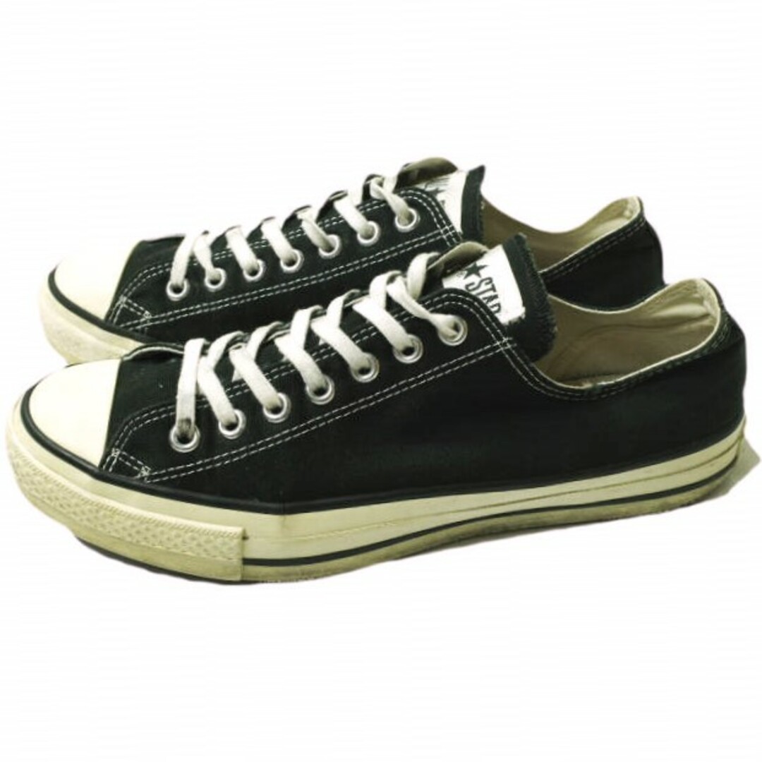 CONVERSE(コンバース)のCONVERSE コンバース 日本製 CANVAS ALL STAR J OX キャンバスオールスタージャパンオックス 71H01 US9.5(28cm) ブラック ローカット MADE IN JAPAN スニーカー シューズ【中古】【CONVERSE】 メンズの靴/シューズ(スニーカー)の商品写真