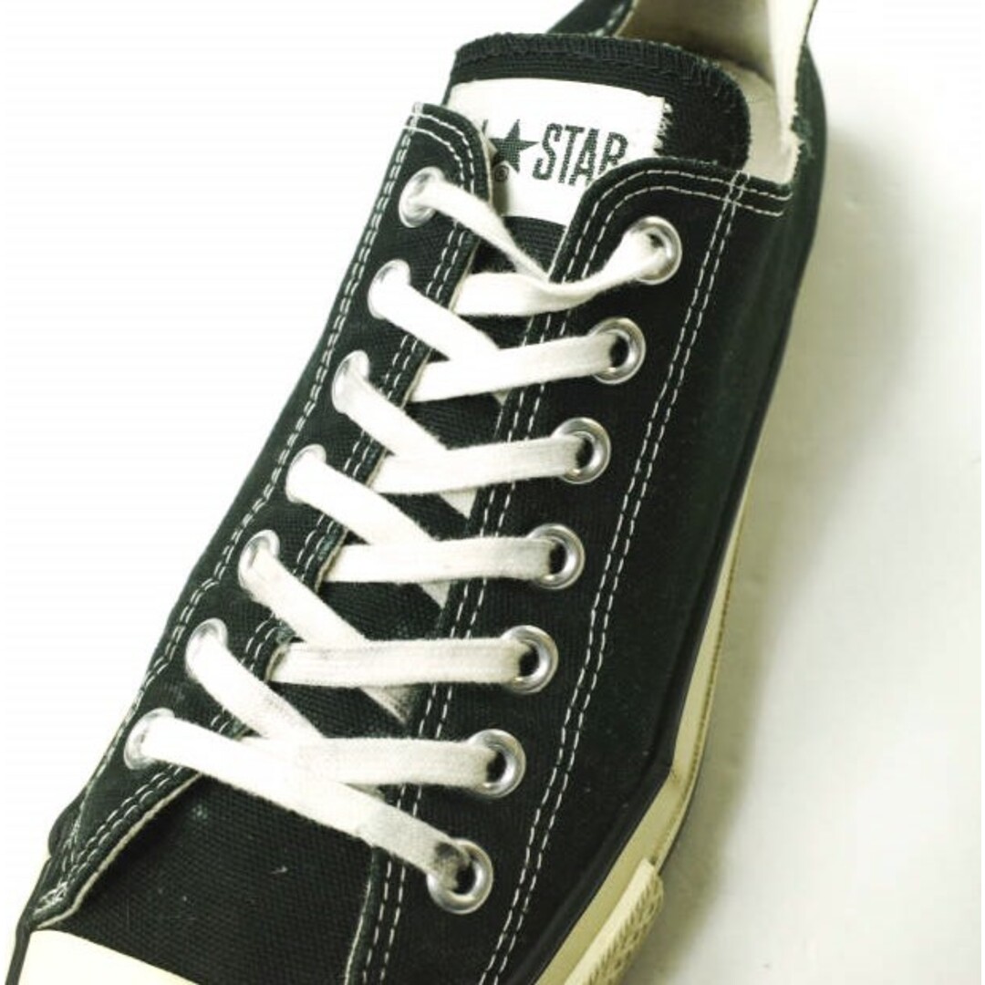 CONVERSE(コンバース)のCONVERSE コンバース 日本製 CANVAS ALL STAR J OX キャンバスオールスタージャパンオックス 71H01 US9.5(28cm) ブラック ローカット MADE IN JAPAN スニーカー シューズ【中古】【CONVERSE】 メンズの靴/シューズ(スニーカー)の商品写真