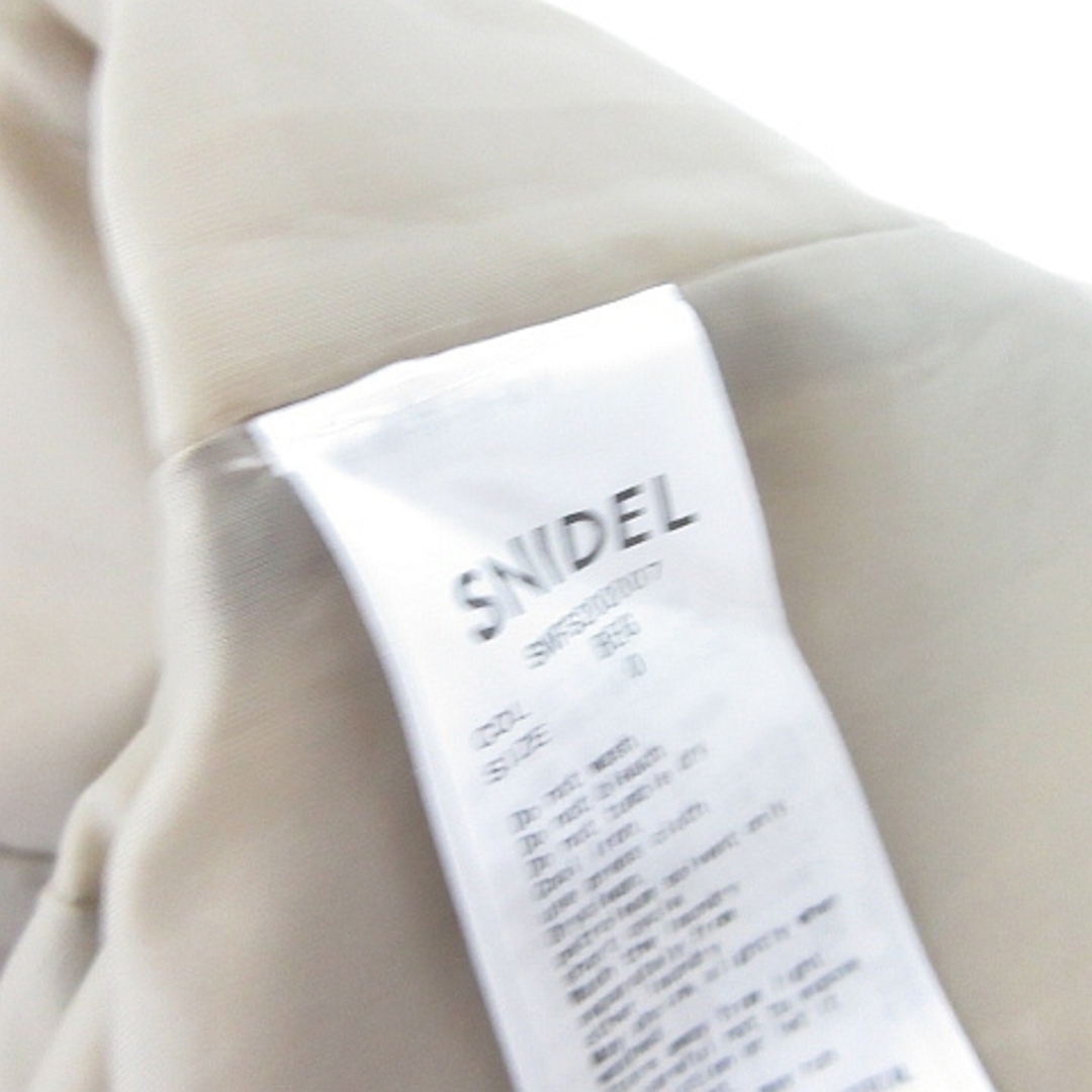 SNIDEL(スナイデル)のスナイデル snidel フレア スカート マキシ丈 リネン 0 ベージュ レディースのスカート(ロングスカート)の商品写真