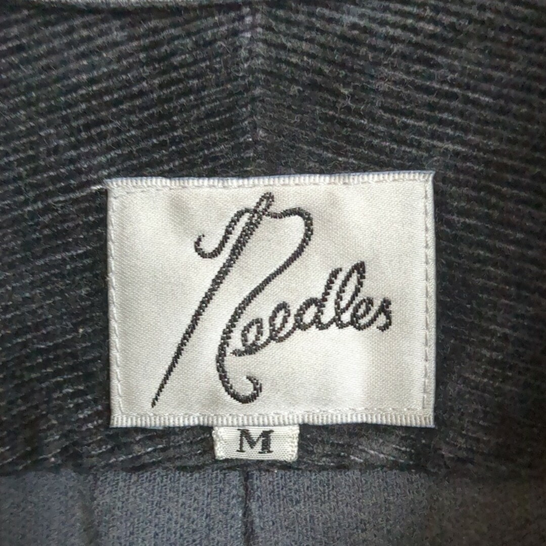 Needles(ニードルス)のneedles 半袖　シャツ　コーデュロイ　ブラック　サイズＭ メンズのトップス(シャツ)の商品写真
