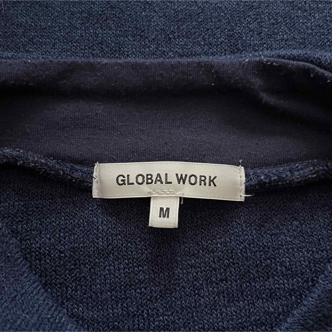 GLOBAL WORK(グローバルワーク)のグローバルワーク　スウェット風ハイネックプルオーバー レディースのトップス(カットソー(長袖/七分))の商品写真
