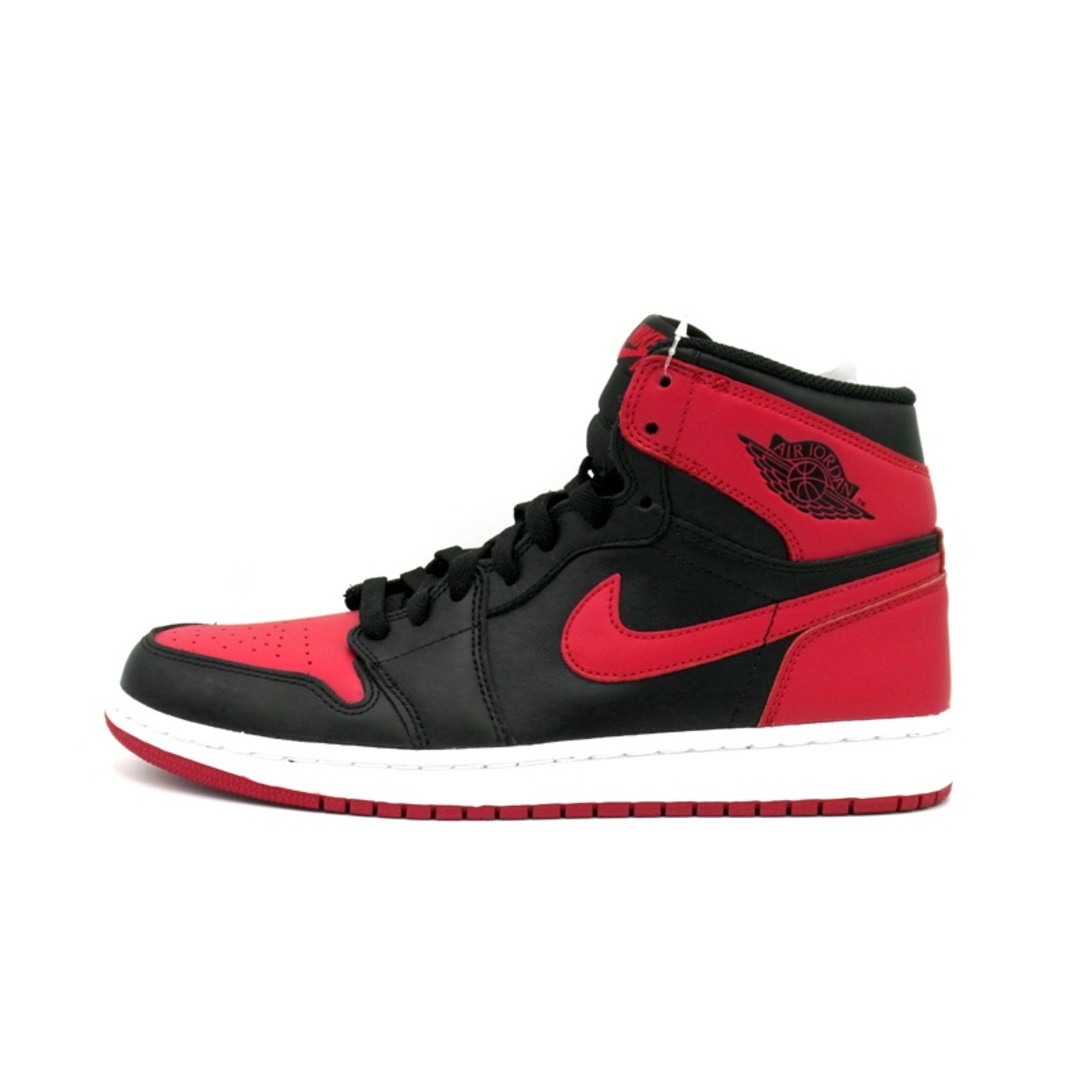 NIKE(ナイキ)のナイキ NIKE ■ 【 AIR JORDAN 1 BRED 555088 023 】 エア ジョーダン 1 ブレッド 2013年 スニーカー　33463 メンズの靴/シューズ(スニーカー)の商品写真