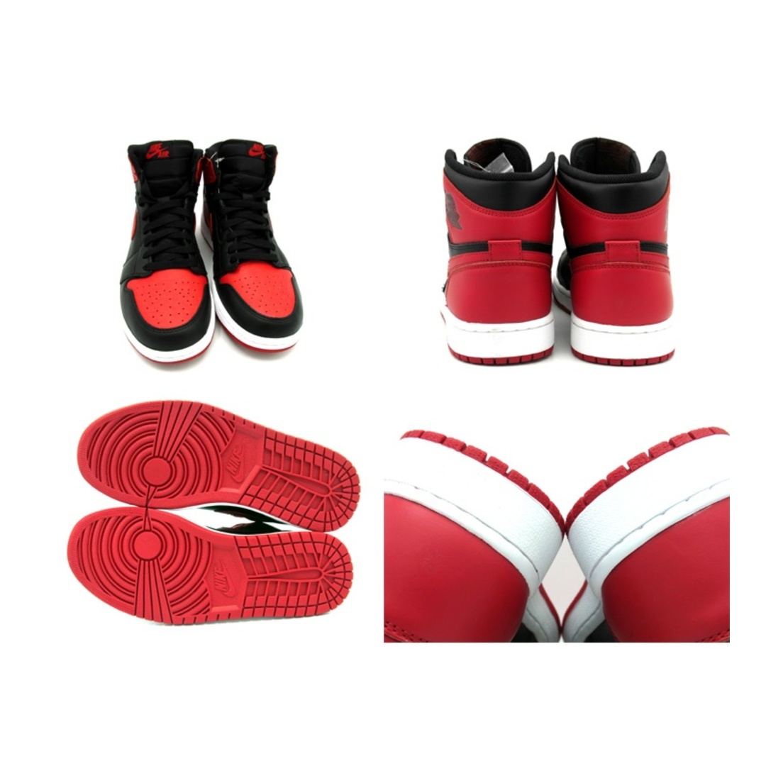 NIKE(ナイキ)のナイキ NIKE ■ 【 AIR JORDAN 1 BRED 555088 023 】 エア ジョーダン 1 ブレッド 2013年 スニーカー　33463 メンズの靴/シューズ(スニーカー)の商品写真