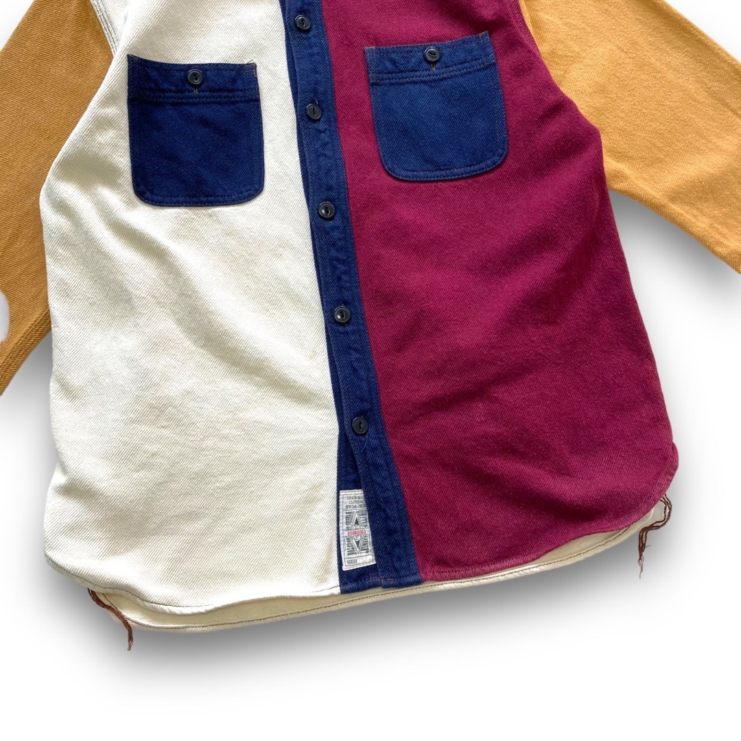 【HOUSTON】ヒューストン クレイジーソリッド ビエラシャツ ワークシャツ メンズのトップス(シャツ)の商品写真