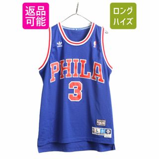 アディダス(adidas)のNBA オフィシャル アディダス セブンティシクサーズ メッシュ タンクトップ メンズ L / adidas アイバーソン ユニフォーム バスケ ジャージ(バスケットボール)