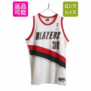 ナイキ(NIKE)の90s 00s NBA オフィシャル ナイキ トレイルブレイザーズ メッシュ タンクトップ メンズ XL 90年代 00年代 NIKE ユニフォーム ゲームシャツ(バスケットボール)